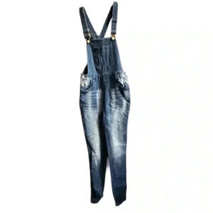 Tush Push Denim Overalls for Women Size Large